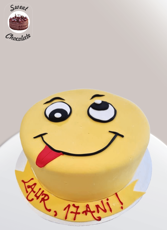 Tort Baietei Smiley Face