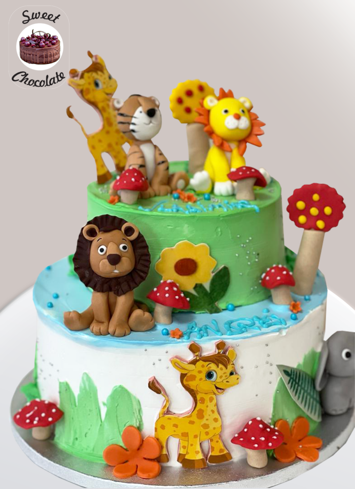 Tort Baietei Animalute