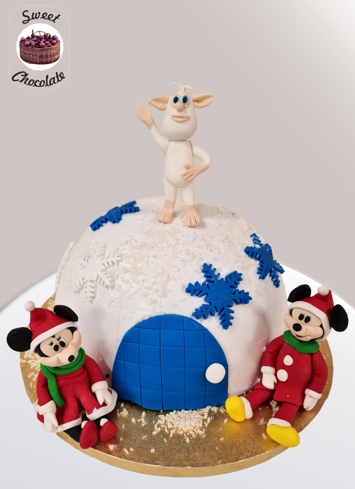 Tort Fetite Iglu Minnie si Mickey