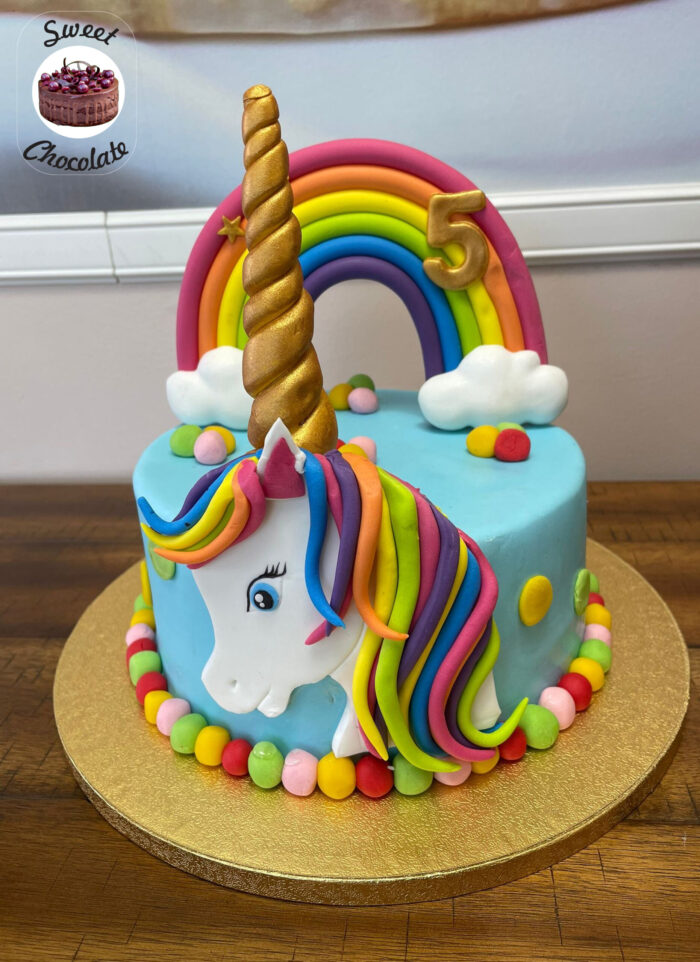 Tort Fetite Unicorn Albastru