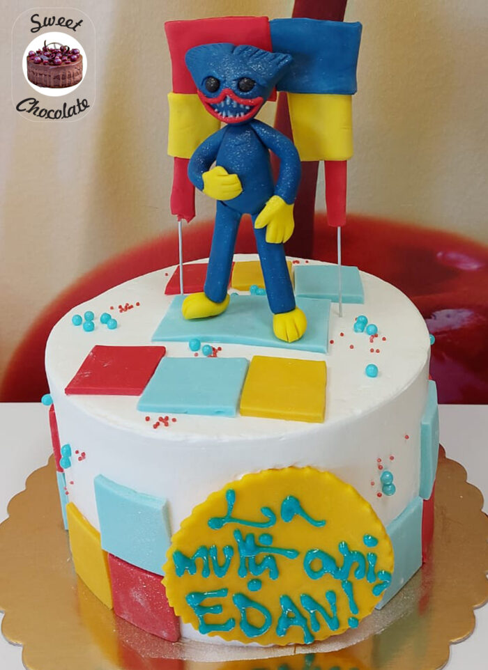 Tort Baietei Figurina Steaguri