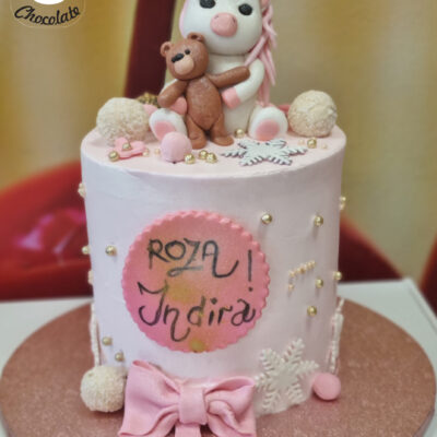 Tort Fetite Unicorn si Ursulet