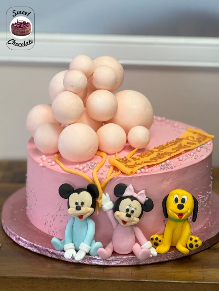Tort Fetite Minnie, Mickey si Pluto